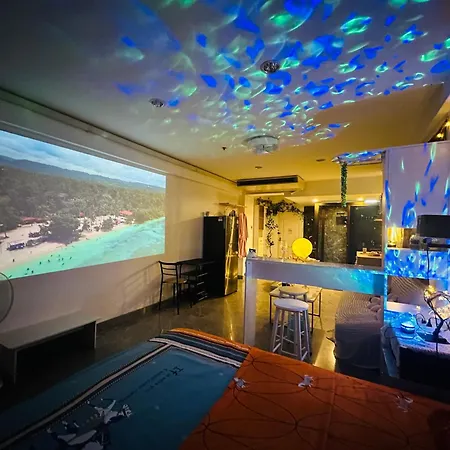 Beach Seaview Jomtien-Tub, Projector, High Speed Wi-Fi Exterior photo