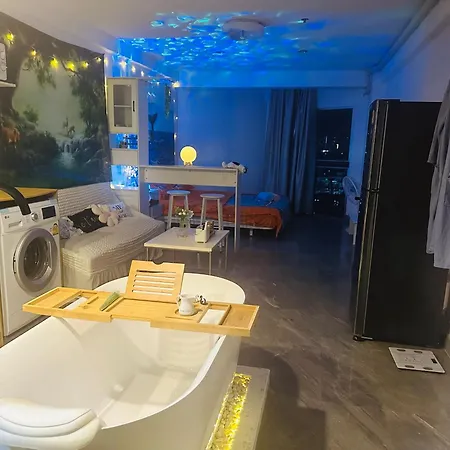 Beach Seaview Jomtien-Tub, Projector, High Speed Wi-Fi Exterior photo